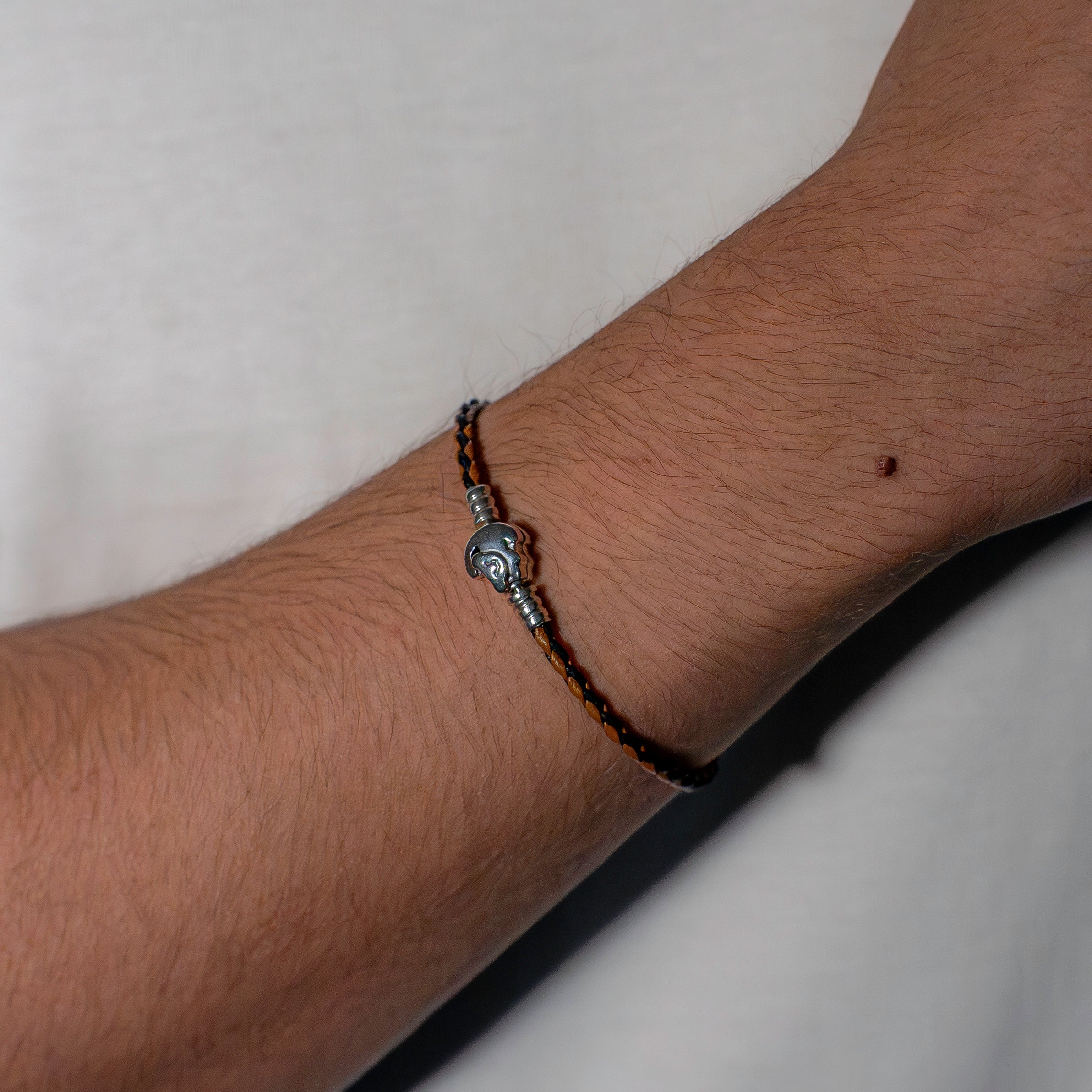 Disney The Lion King Clasp Pandora Moments Braided Leather Bracelet