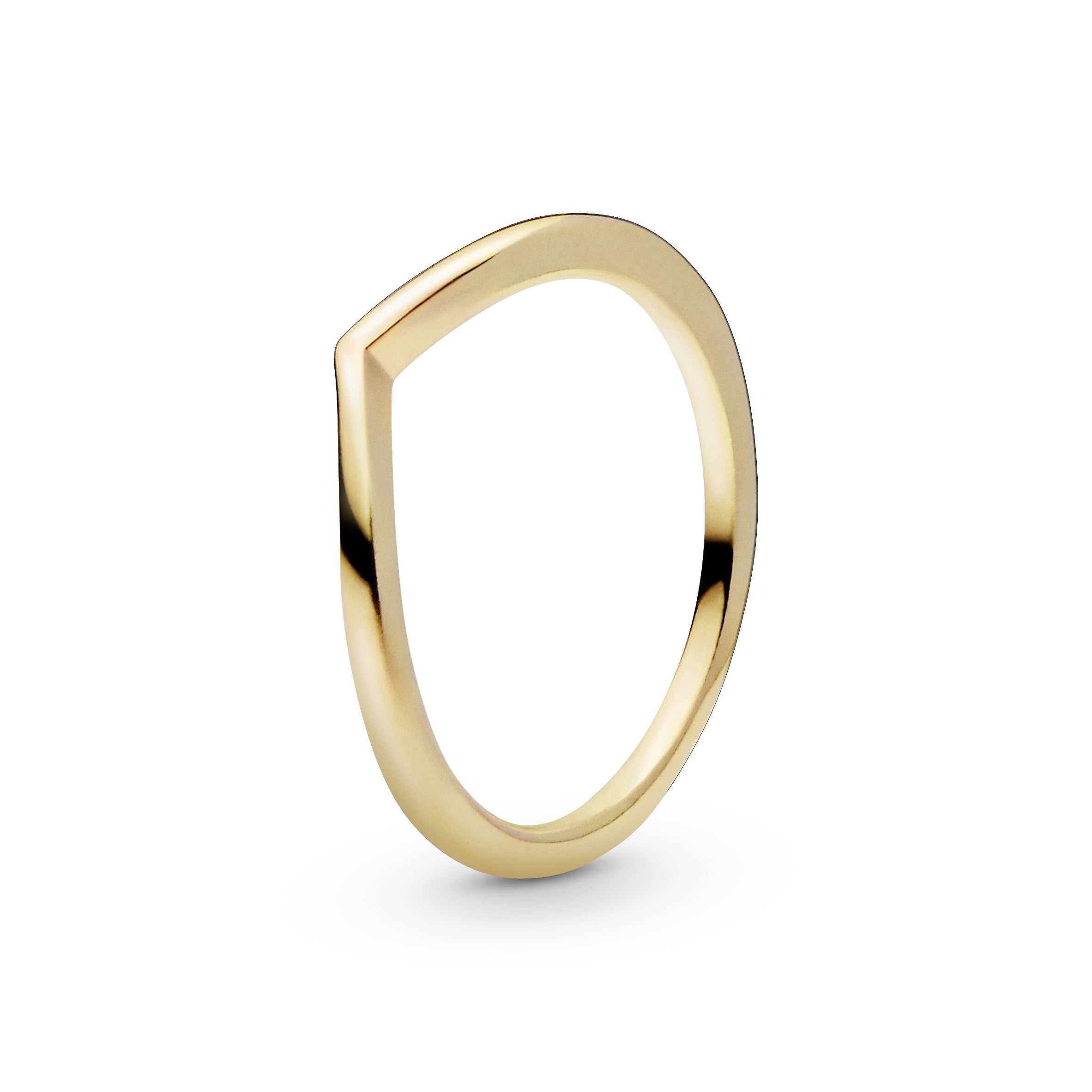 Wishbone 14k Gold Plated ring
