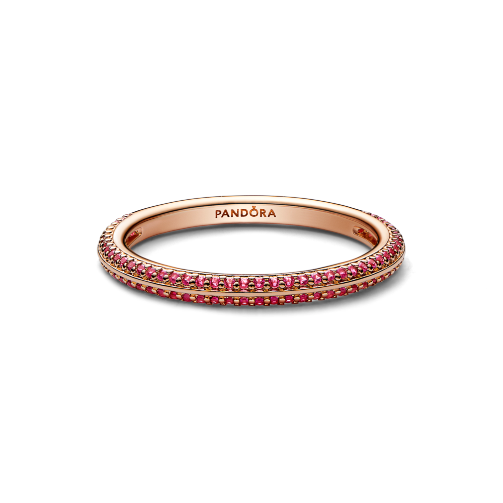 Pandora ME Red Pavé Ring