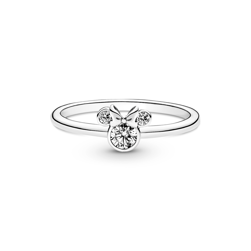 Disney Minnie Mouse Sparkling Head Ring
Sterling silver