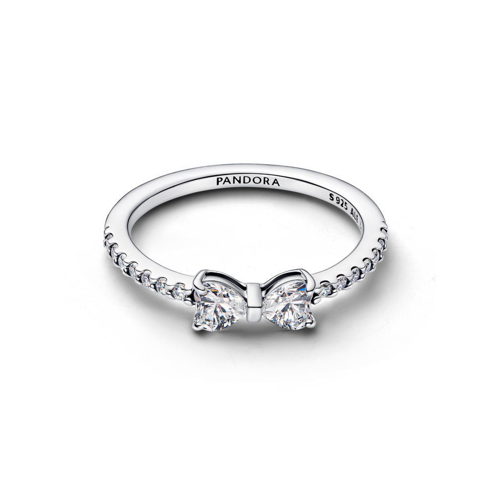 Sparkling Bow Ring
Sterling silver