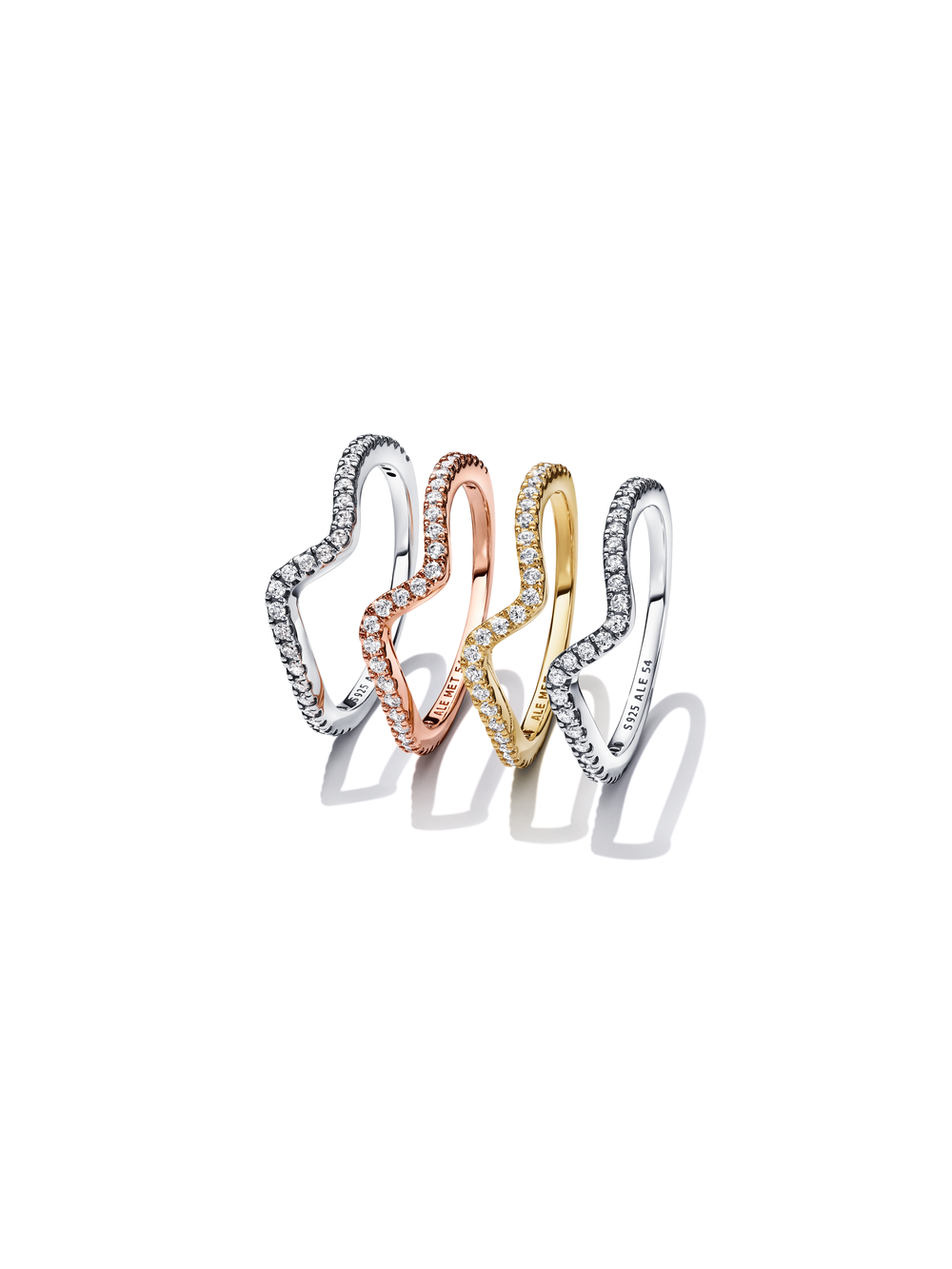 Sparkling Wave Ring