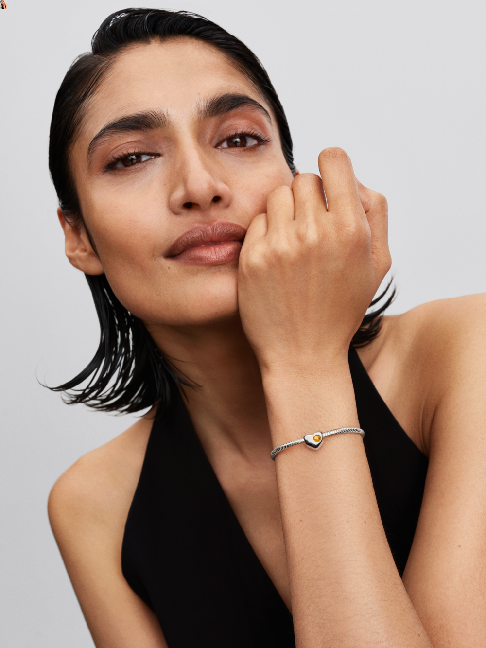 Engravable November Birthstone Heart Charm
Sterling silver