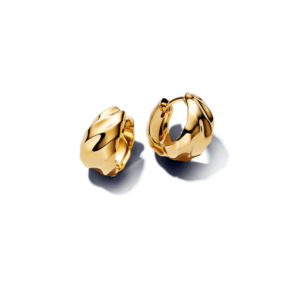 Rippled Hoop Earrings