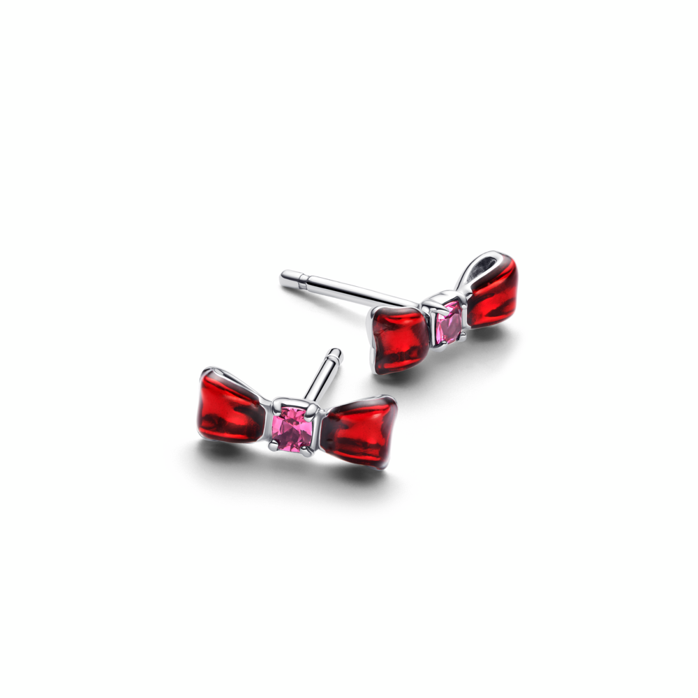 Disney Snow White Bow Stud Earrings