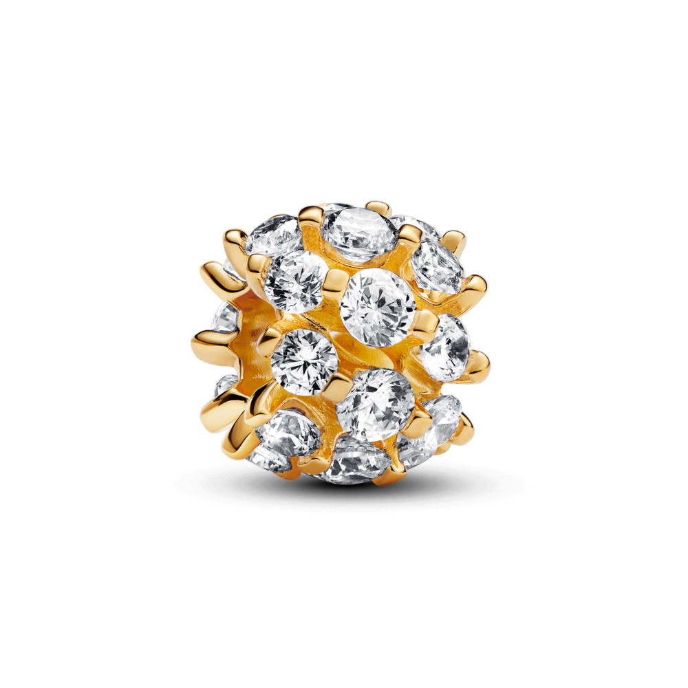 Sparkling Round Charm