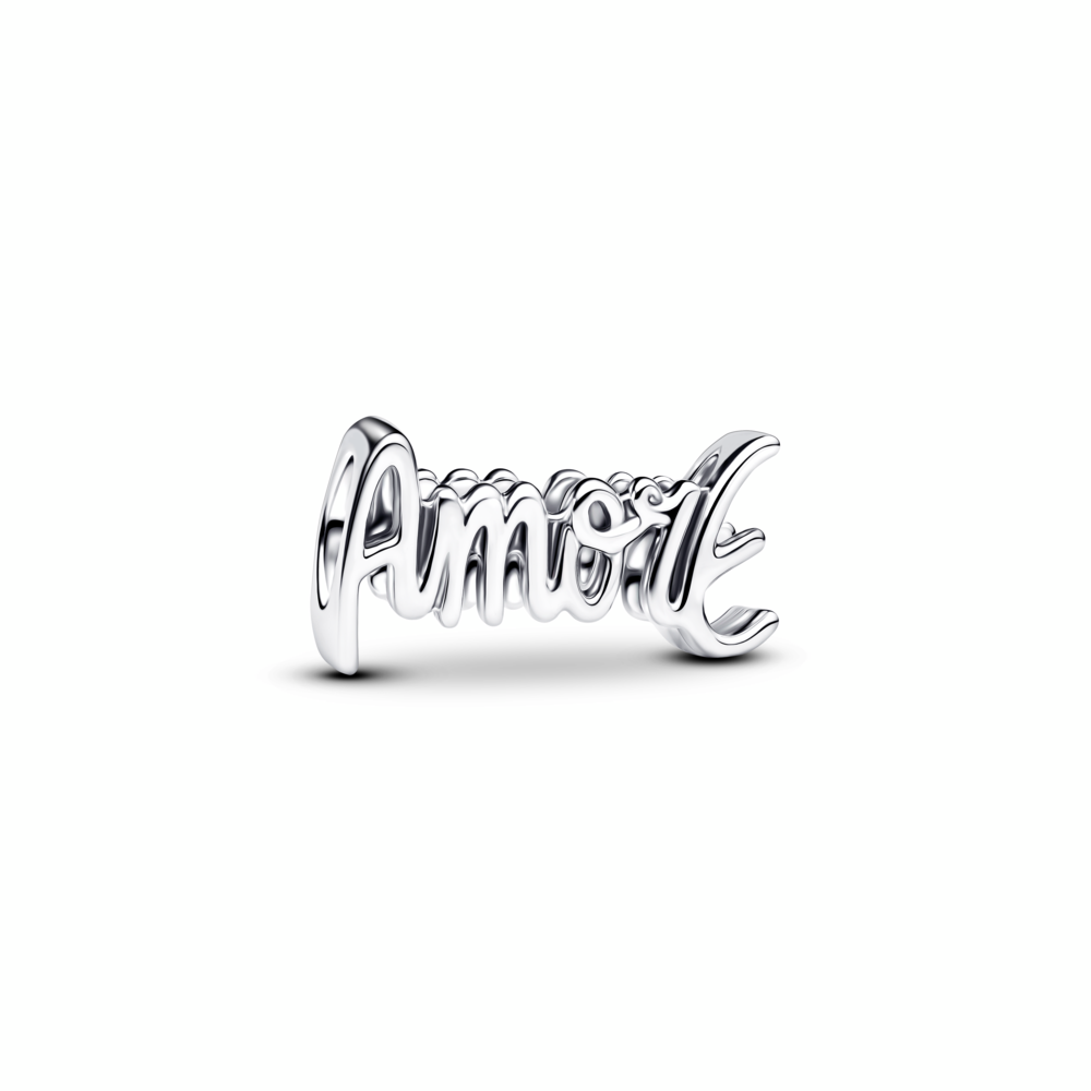 Amore sterling silver charm
