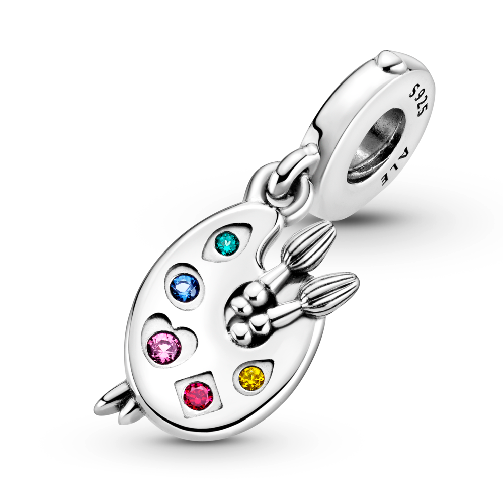 Artist's Palette Dangle Charm