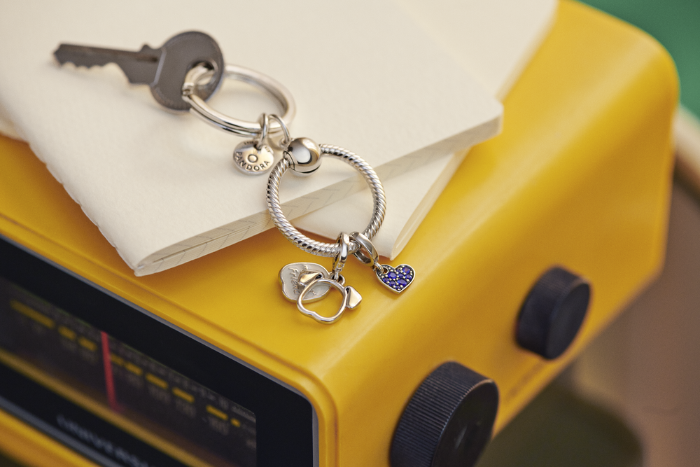 Pandora Moments Charm Key Ring