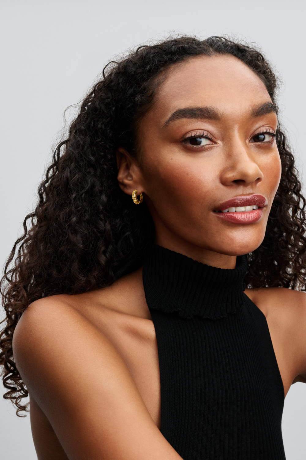 Yellow Hoop Earrings