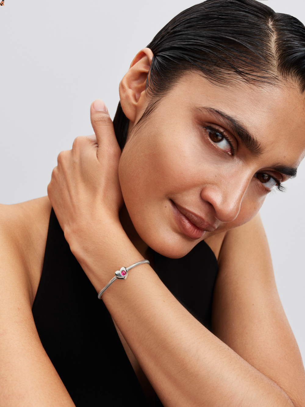 Engravable October Birthstone Heart Charm
Sterling silver