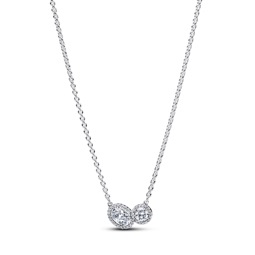 Embracing Halo Necklace