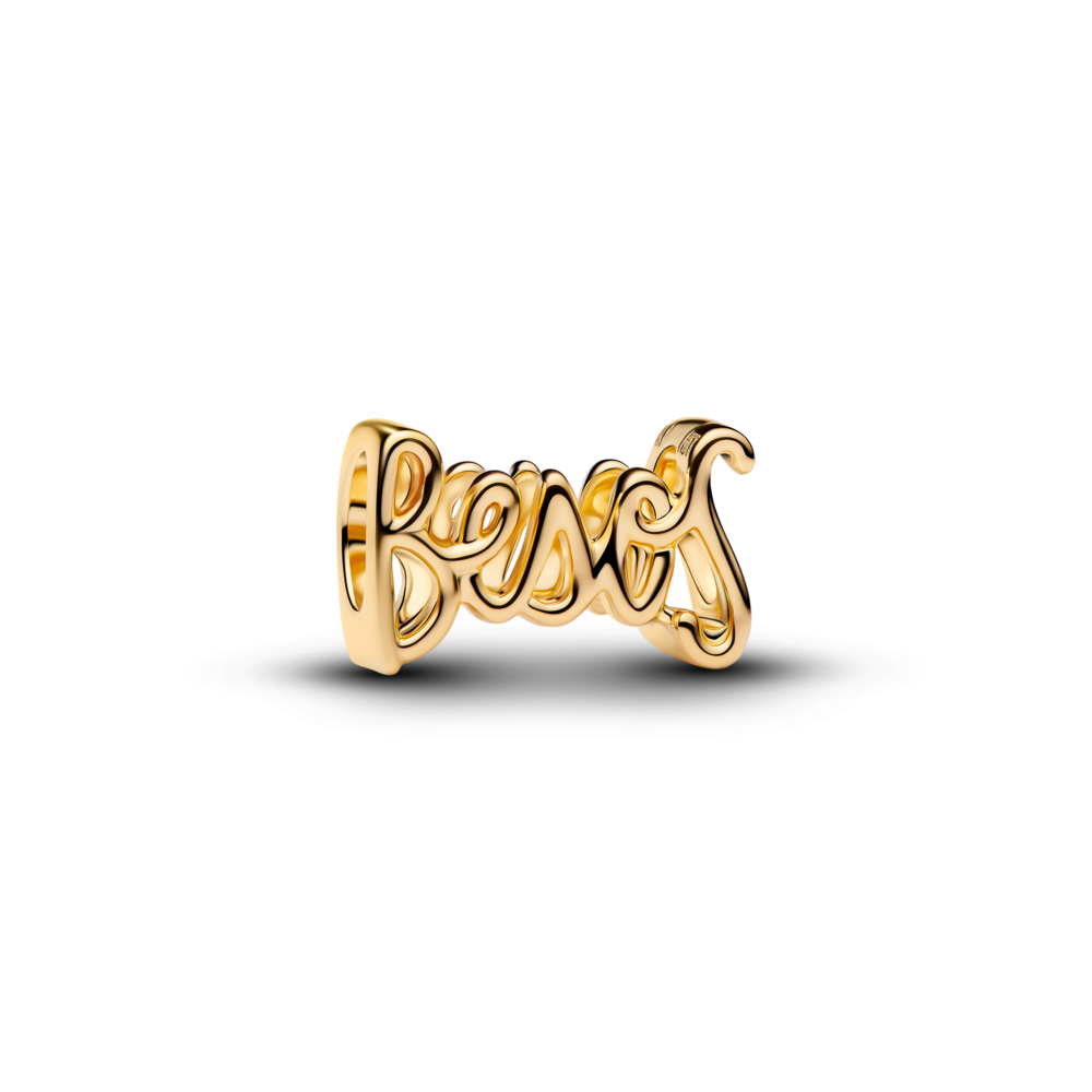 Besos 14k gold-plated charm