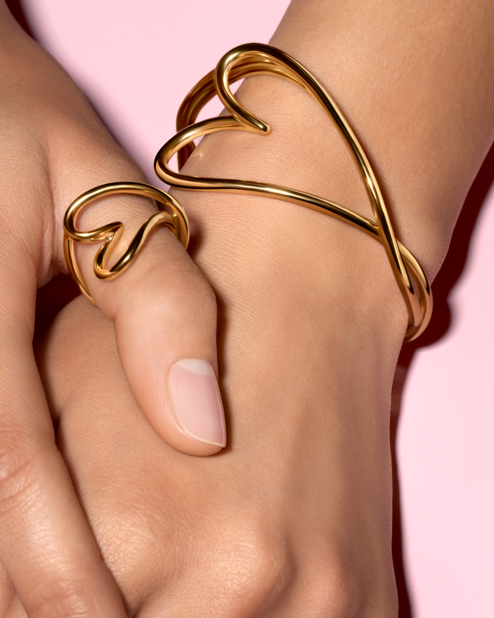 Organically Shaped Heart Ring