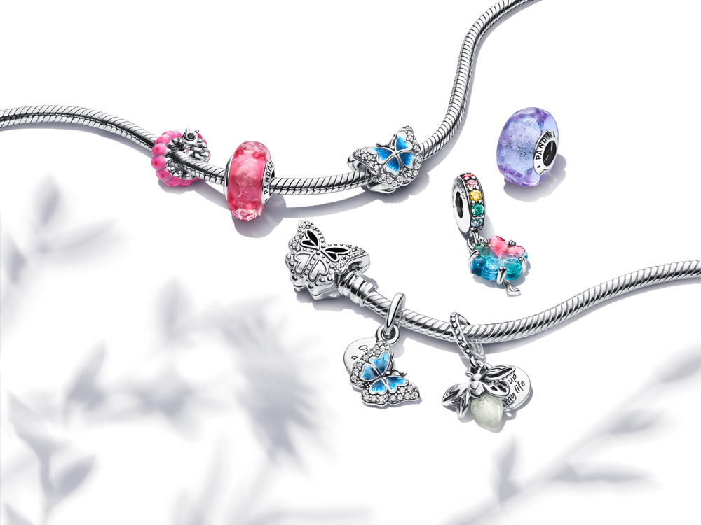 Blue Butterfly Sparkling Charm